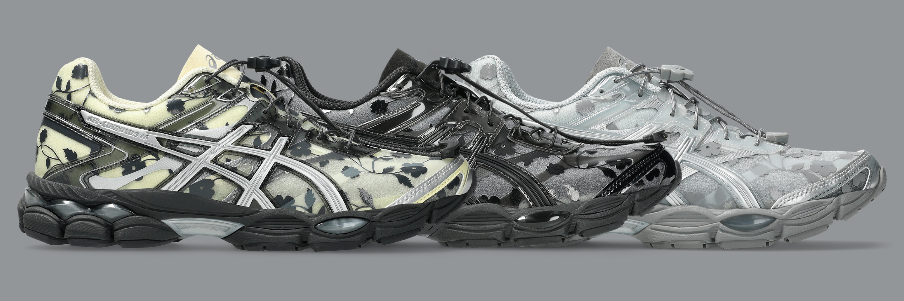 シューズ(女性用) asics x Cecilie Bahnsen GEL-CUMULUS 16 ASICS Gel-Cumulus 16 Cecilie Bahnsen Floral Pack Ivory Black